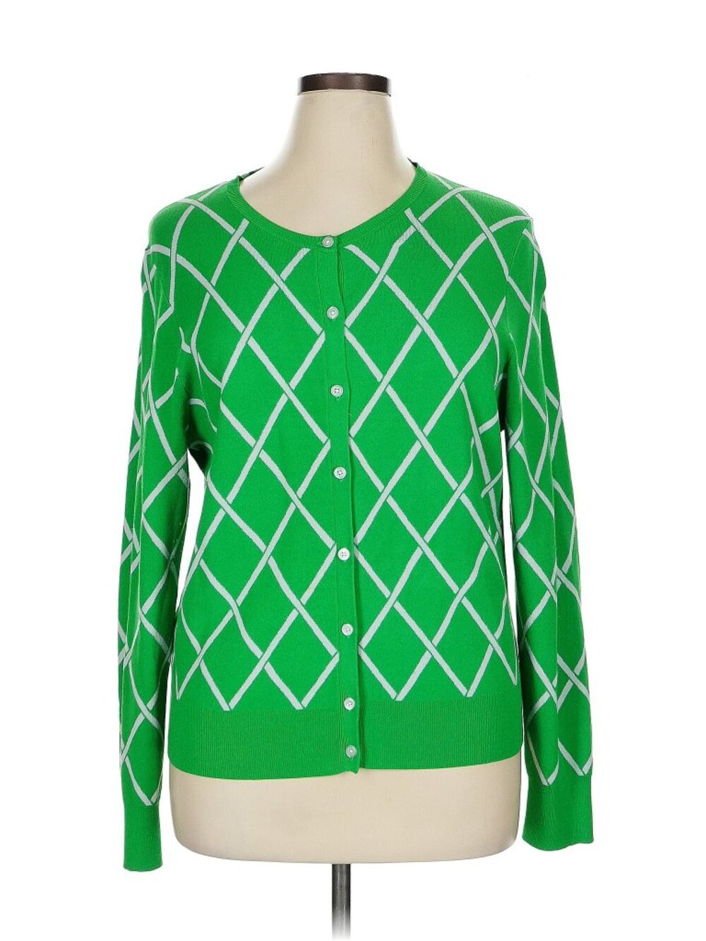 Ann Taylor Green Cardigan Size XL